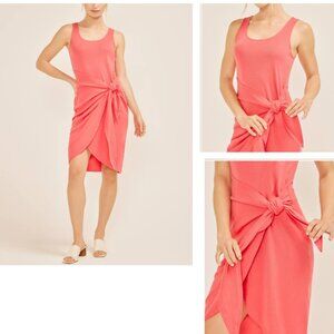Three Dots Wrap Skirt Dress Size Medium NWT